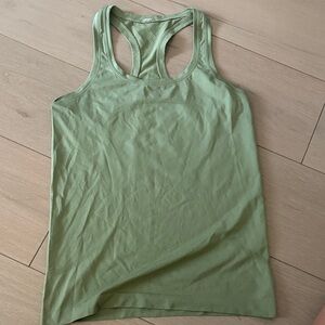 lululemon athletica Light Green Tank Top